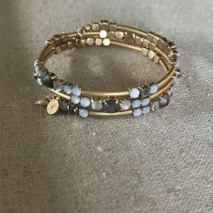 Stella & Dot gold coil bracelet